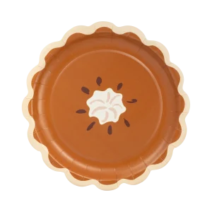 Pumpkin Pie Paper Plates