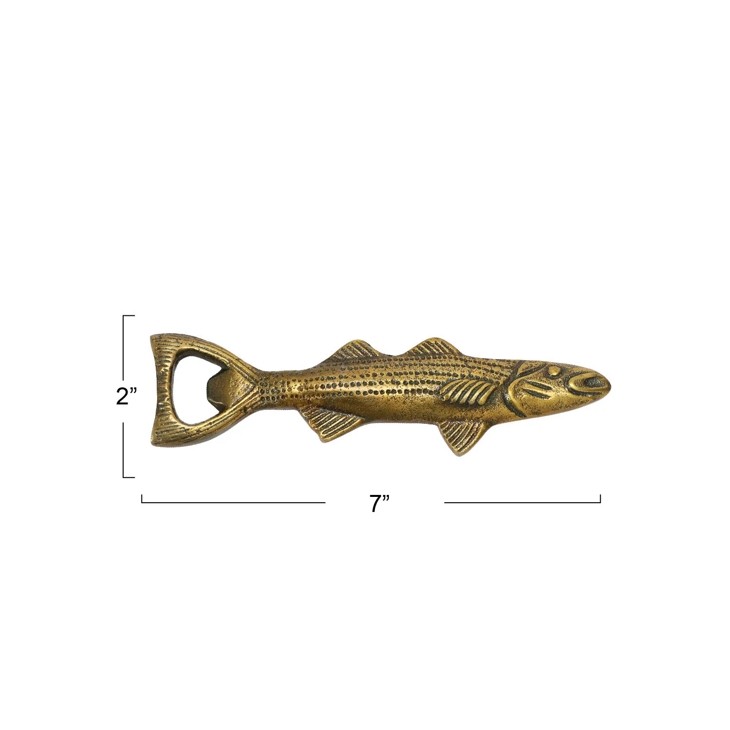 Cast Aluminum Fish Bottle Opener - Image 7