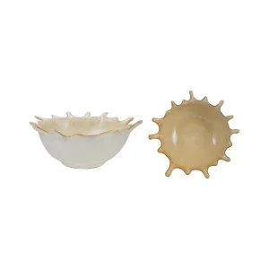 Stoneware Sunburst Bowl (Each One Will Vary)