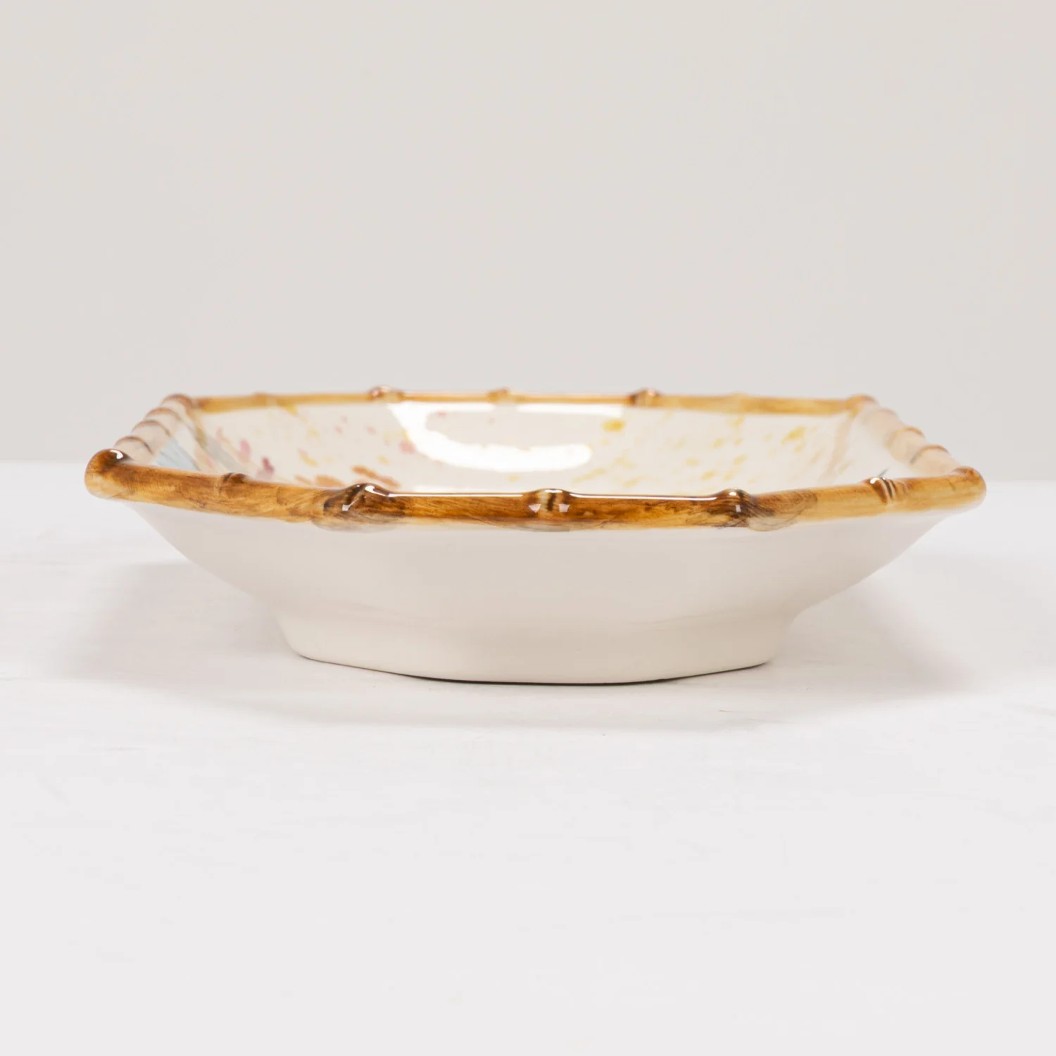 Octagon Stoneware Accent Plate - Image 3