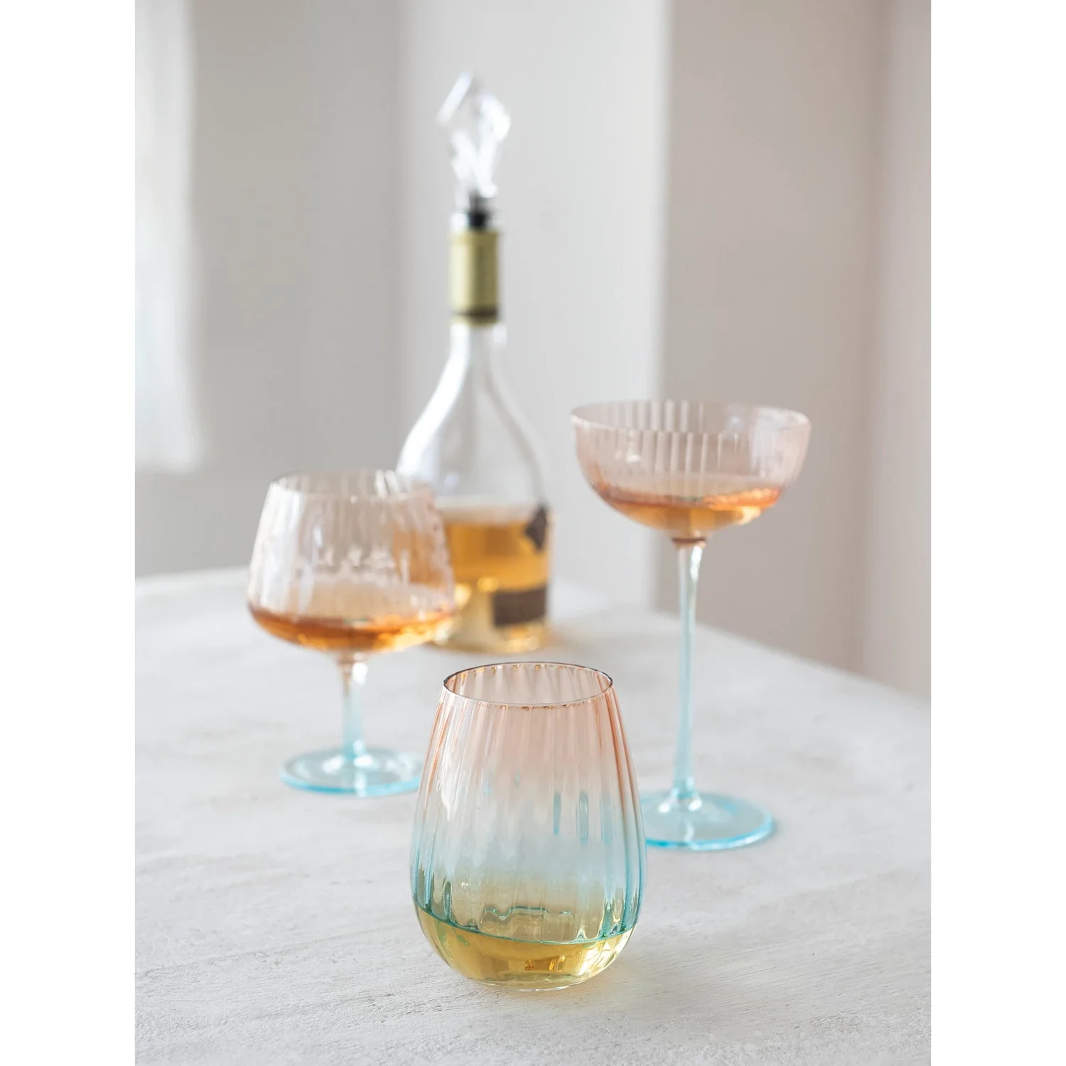 Two-Tone Short Stemmed Wine Glass - Image 2