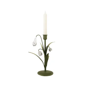 Lily of the Valley Taper Candle Holder