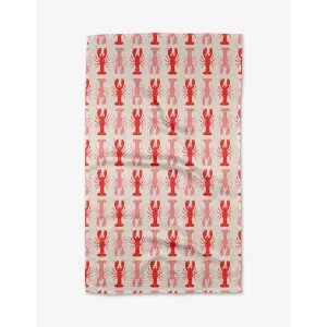 Lobster Stripe Geometry Geometry Tea Towel