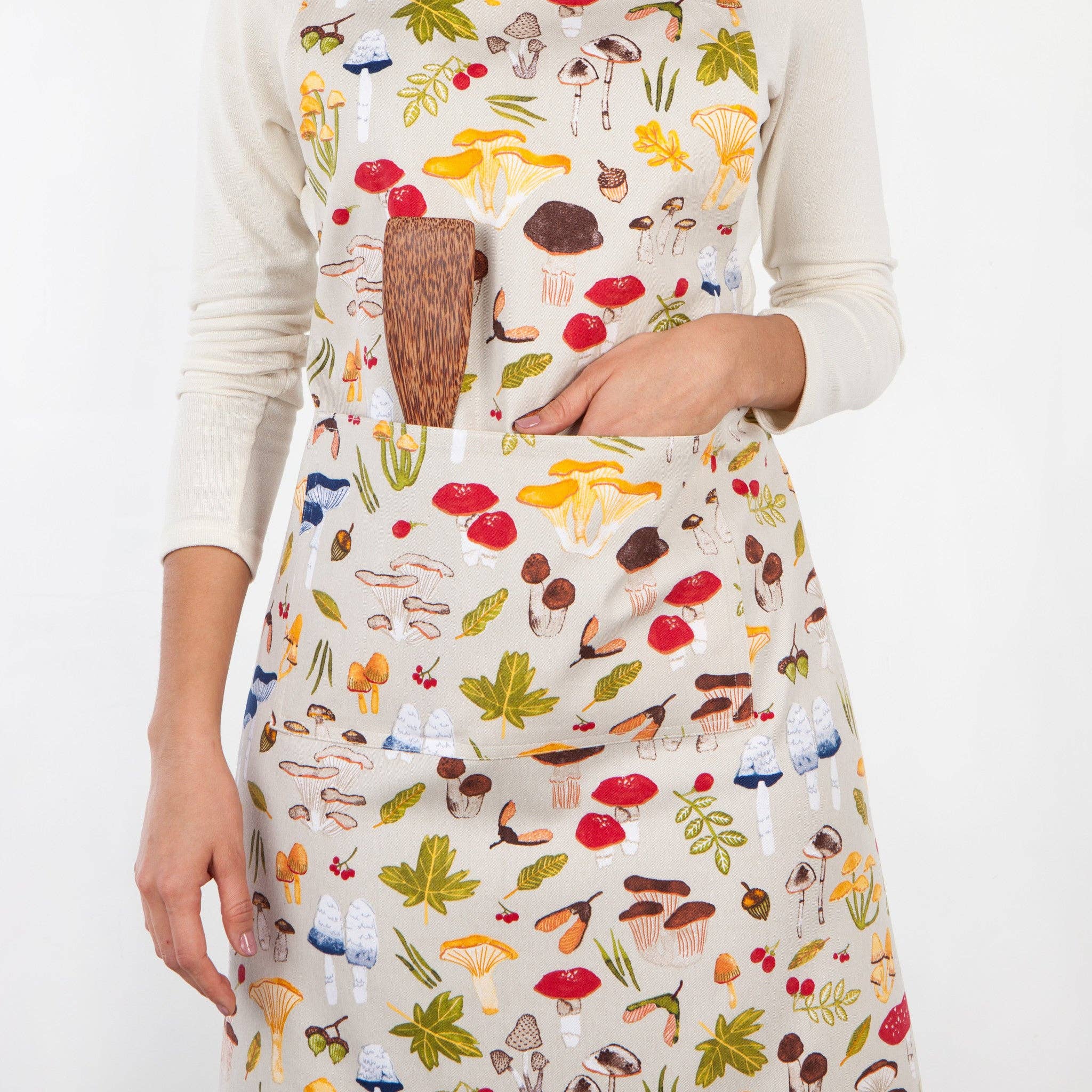 Field Mushrooms Chef Apron - Image 7