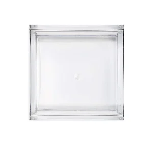 Acrylic Cocktail Napkin Holder in Crystal Clear