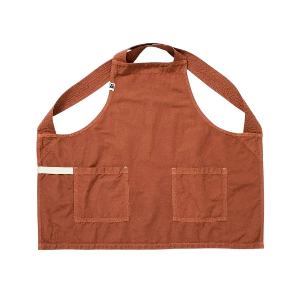 Hedley & Bennett Kitchen Smock in Harissa Red - Image 3