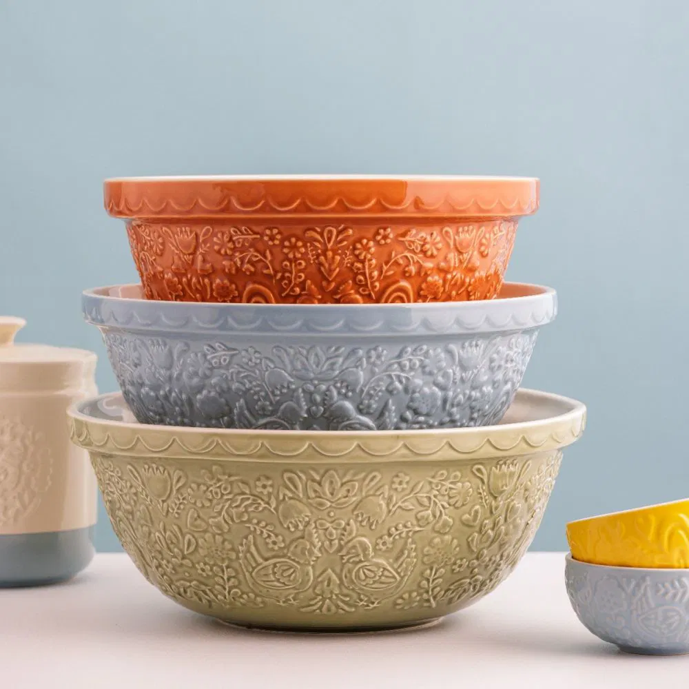 Mason Cash Home To Roost S24 Sienna Orange Mixing Bowl - Image 5