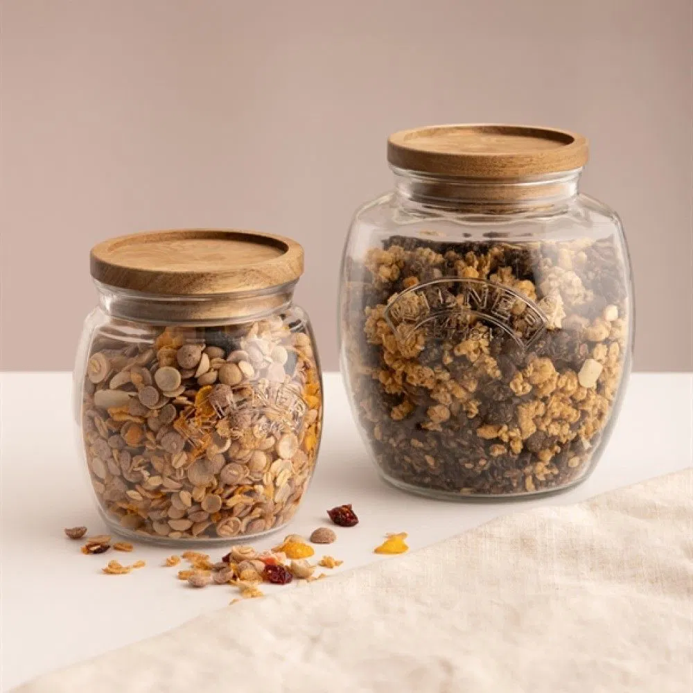 KILNER Jar with Wooden Lid 28.7 OZ - Image 2