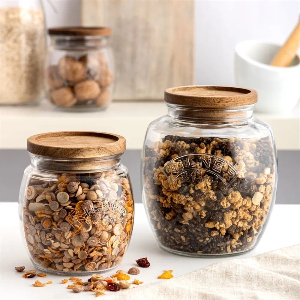 KILNER Jar with Wooden Lid 67.6 OZ - Image 5