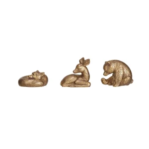 Sleeping Woodland Animal Figurines